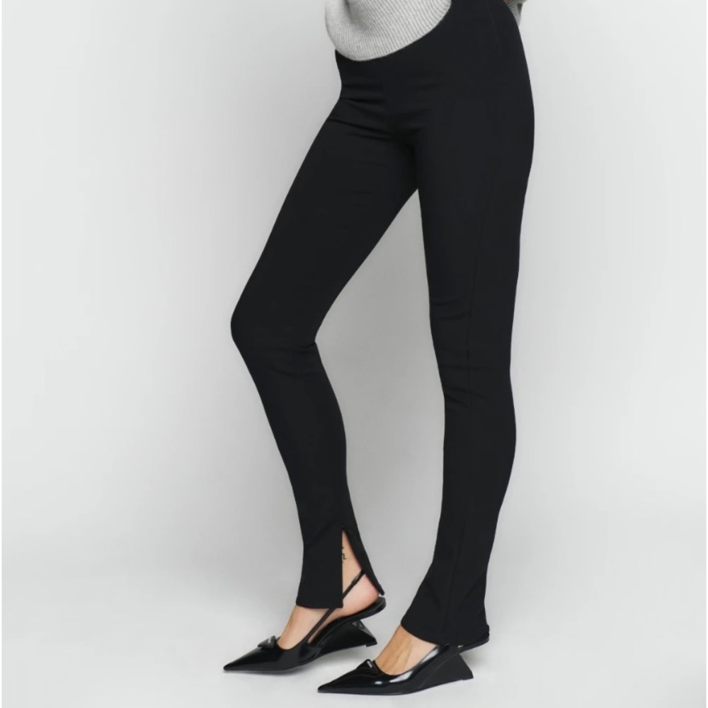 NWOT Reformation Black Stretch Pants